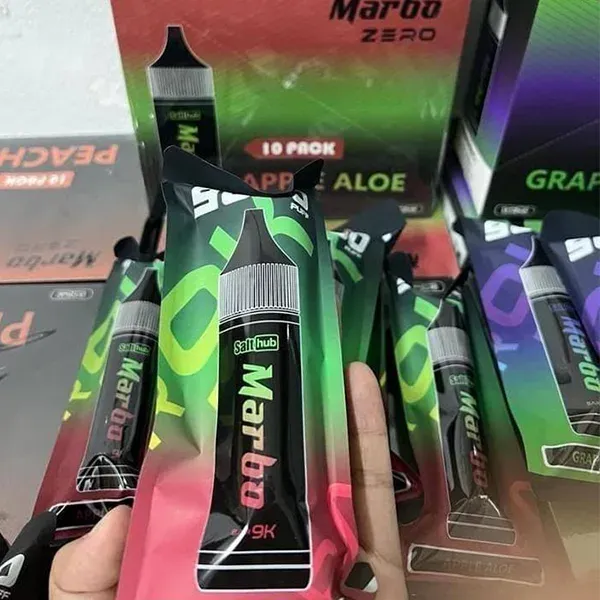 Marbo 9000 Puffs 實物拍攝-具備進氣調節與雙顯示螢幕的高階拋棄式電子煙